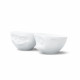 Mid-sized bowls Set No 1 - grinning & kissing 200 ml