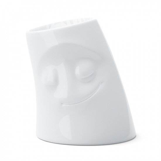 Candle cuddler “Cozy”, white, waxinelichthouder