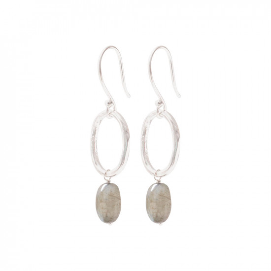 Graceful Labradorite SP Earrings