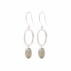 Graceful Labradorite SP Earrings