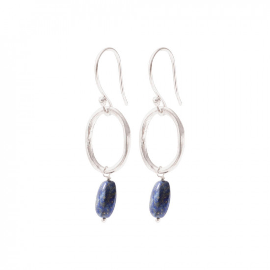 Graceful Lapis Lazuli SP Earrings