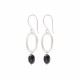 Graceful Black Onyx SP Earrings