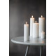 Pillar candle, White, Burning time: 26 hours