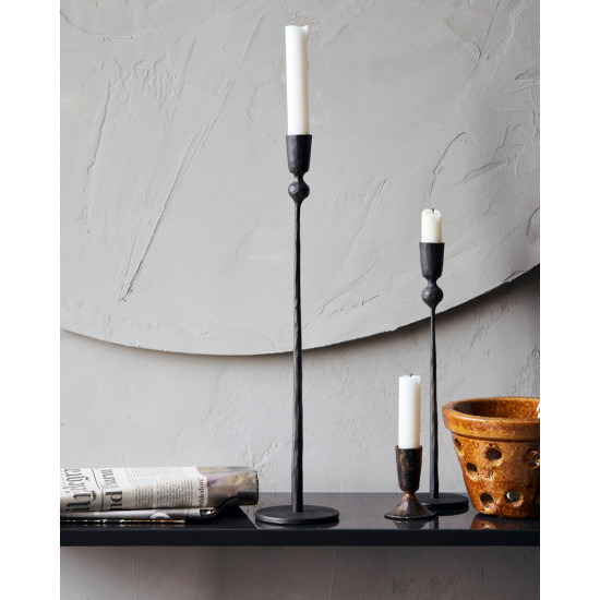 Candle stand, HDTrivo, Black, (candle/dia: 2 cm), Handmade, Finish/Colour/Size may vary