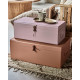 Storage, HDMetal, Beige/Rose, Set of 2 sizes/colours