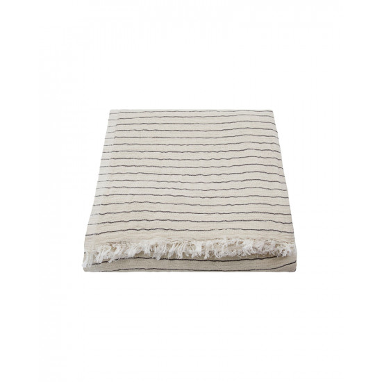 Throw, HDAlice stripe, Dark grey