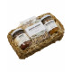 Cellofaan verpakt, Small basket w. pesto & bruschetta, 135 g