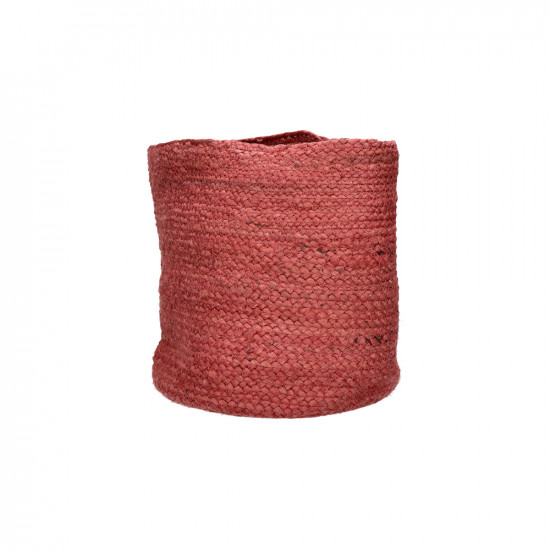 MAMBO - set/3 manden - jute - DIA 22/27/32 x H 22/27/32 cm - rood