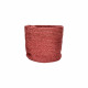 MAMBO - set/3 manden - jute - DIA 22/27/32 x H 22/27/32 cm - rood