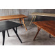 HOPPER - set/4 poten voor tafel acacia - hout - L 41 x W 7,5 x H 73 cm - walnoot