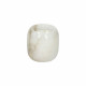 ALABASTER - geurkaars 1 wiek - "oudh" geur - paraffine wax - DIA 6 x H 6 cm - wit