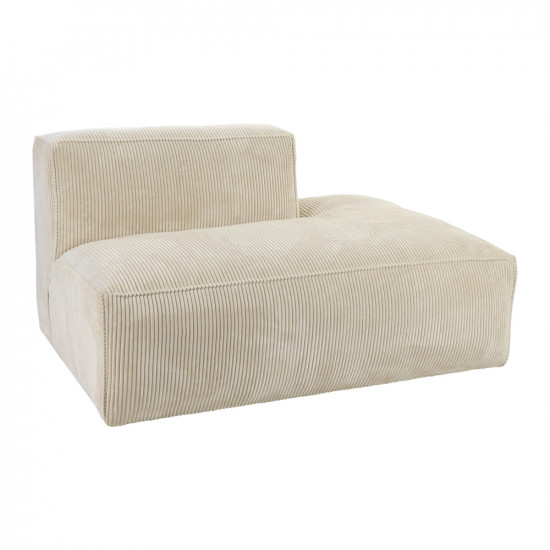 BROWER - chaise longue (-rug/rechts) - stof - L 95 x W 133 x H 72 cm - CAT7