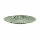 LOTUS - dessertbord - porselein - DIA 22 x H 2,5 cm - groen