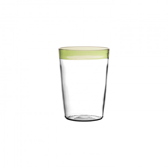 TARIFA - waterglas - borosilicaatglas - DIA 8 x H 9 cm - groen