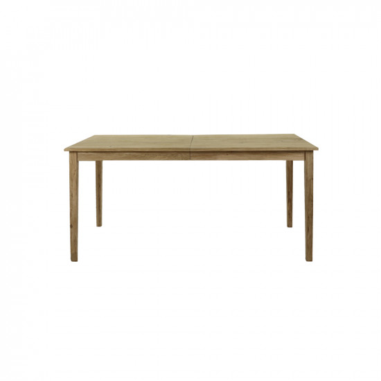 BELGIAN FARM - uitschuifbare tafel - eik - L 160(250) x W 80 x H 76 cm - zwart