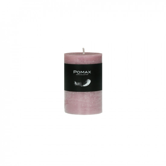 CANDLE - kaars - paraffine wax - DIA 5 x H 8 cm - licht roze