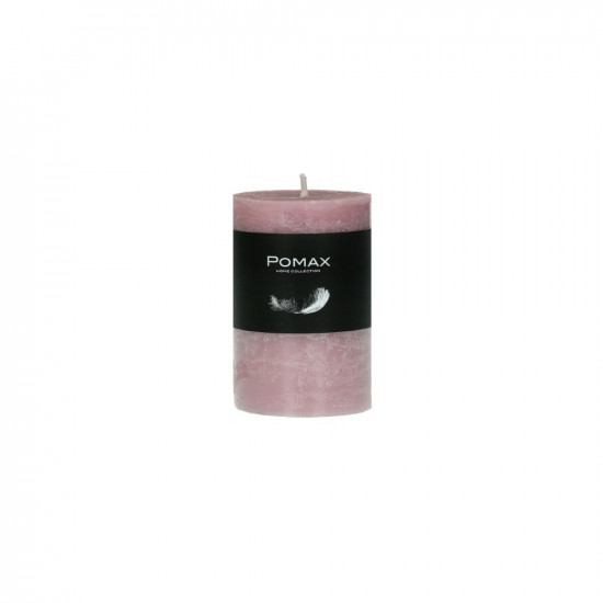 CANDLE - kaars - paraffine wax - DIA 5 x H 8 cm - licht roze