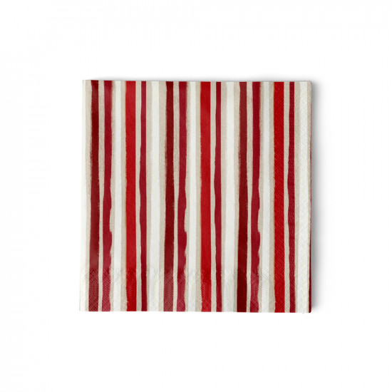 La Linea red Napkin 25x25