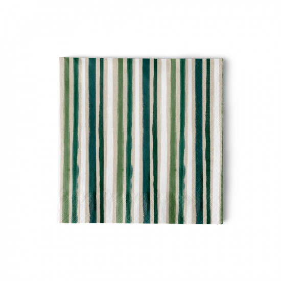 La Linea green Napkin 25x25