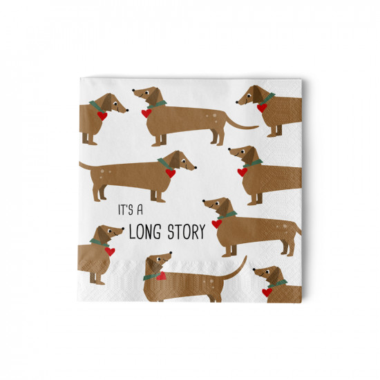 Long Story Napkin 25x25