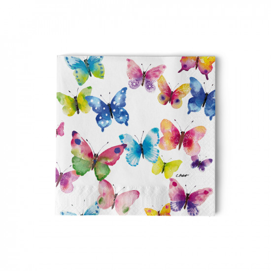 Butterfly Phantasy Napkin 25x25