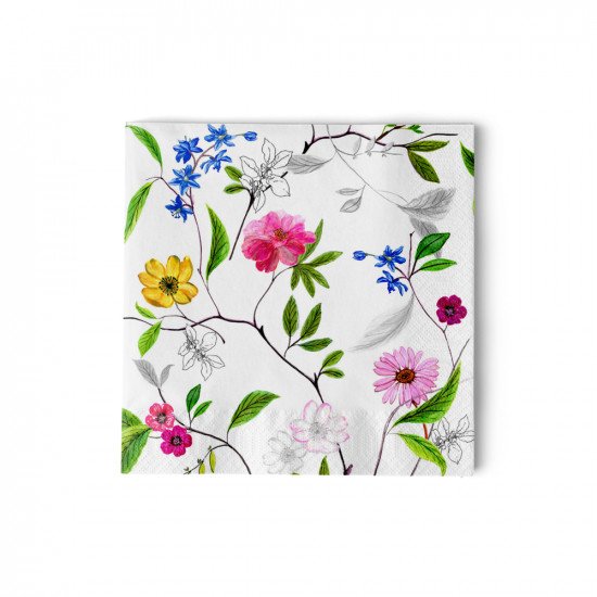 Flower Power Napkin 25x25