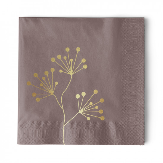 Pure Gold Berries chocolate Napkin 33x33