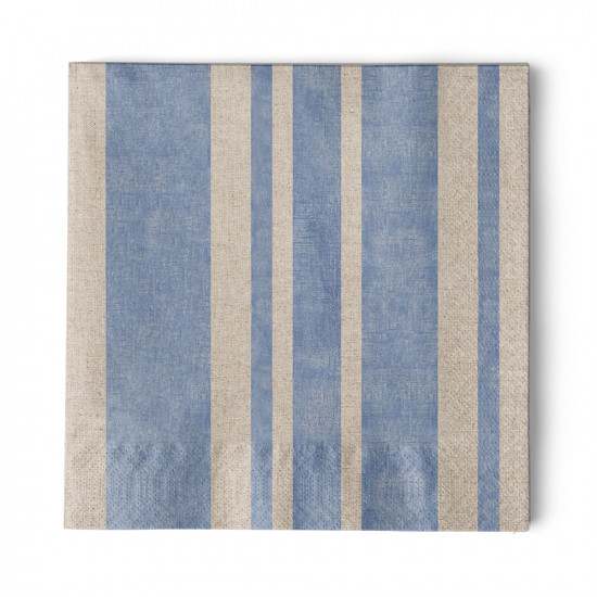 Stripes blue Napkin 33x33