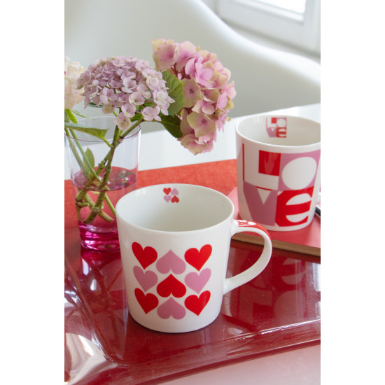 Hearts Graphic Trend Mug GB