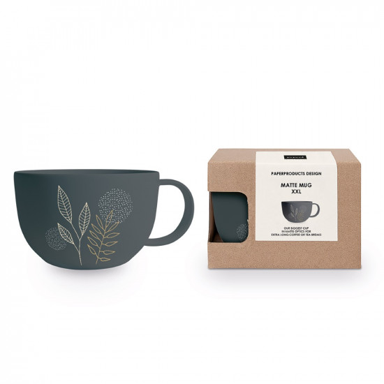 Pure Meadow anthracite Matte Mug XXL