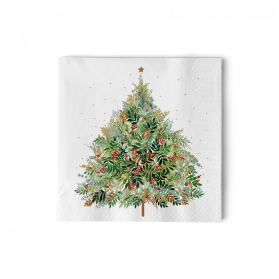 Christmas Hill Tree Napkin 25x25