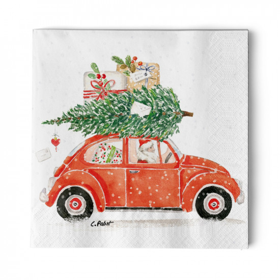 Christmas Delivery Napkin 33x33