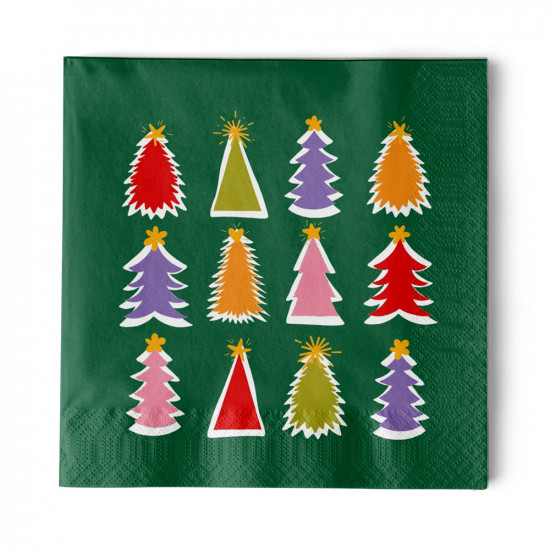 Christmas Delight green Napkin 33x33