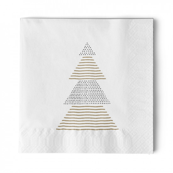 Pure Christmas white Napkin 33x33