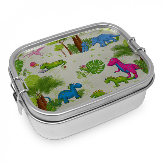 Dinos Steel Lunch Box