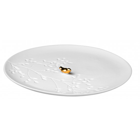 Porcelain story Bird Plate dia: 14.2cm