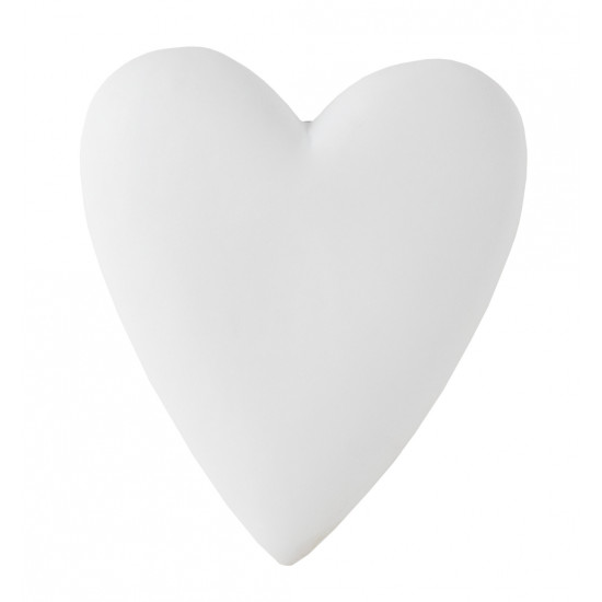 Porcelain object heart 8.5x8.5x3cm