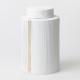 Porcelain jar stripes D:15cm H:25cm