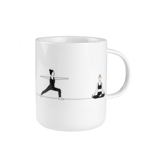 Gift cup yoga D:8cm H:10cm