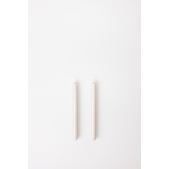 Stick Candles set of two Linen