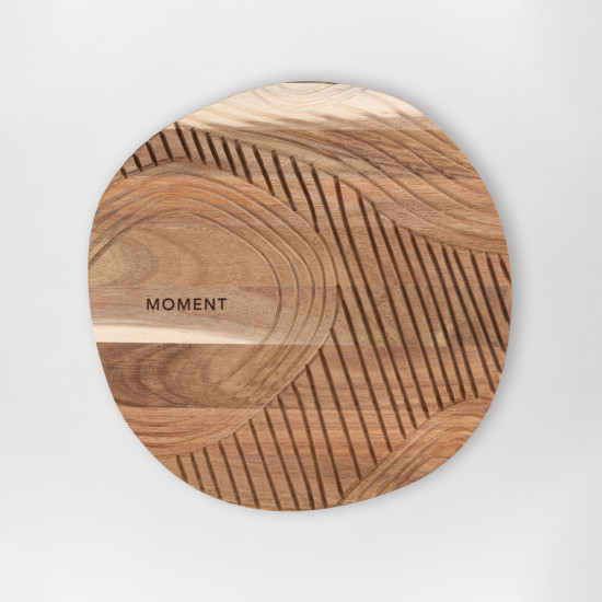 Zen Spirit Wooden Tray Moment Dia:32cm H:4cm