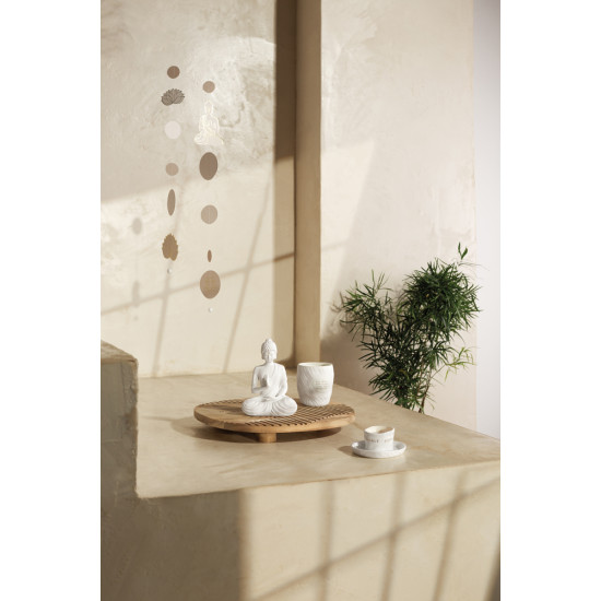 Zen Spirit Wooden Tray Moment Dia:32cm H:4cm