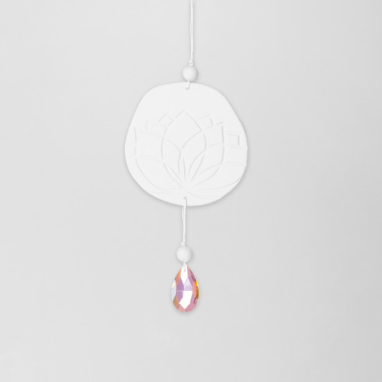 Zen Spirit Suncatcher Lotus Flower L:9,9cm W:9,9cm