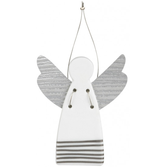 Guardian angel stripes silver