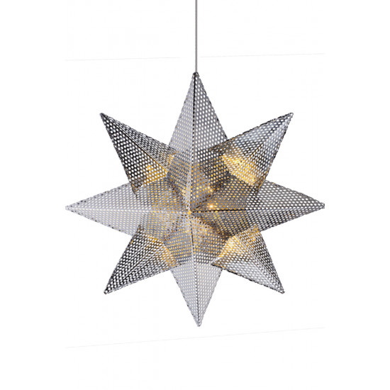 Lene Metal Star Ø33cm Silver