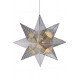 Lene Metal Star Ø33cm Silver